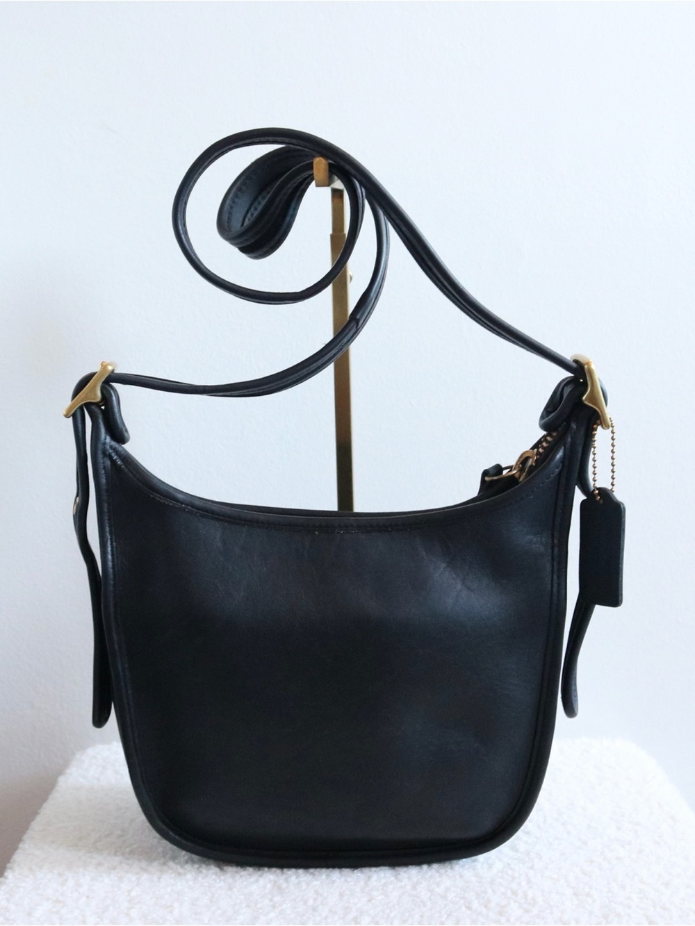 Vintage Coach Janice Legacy Zip Bag Black